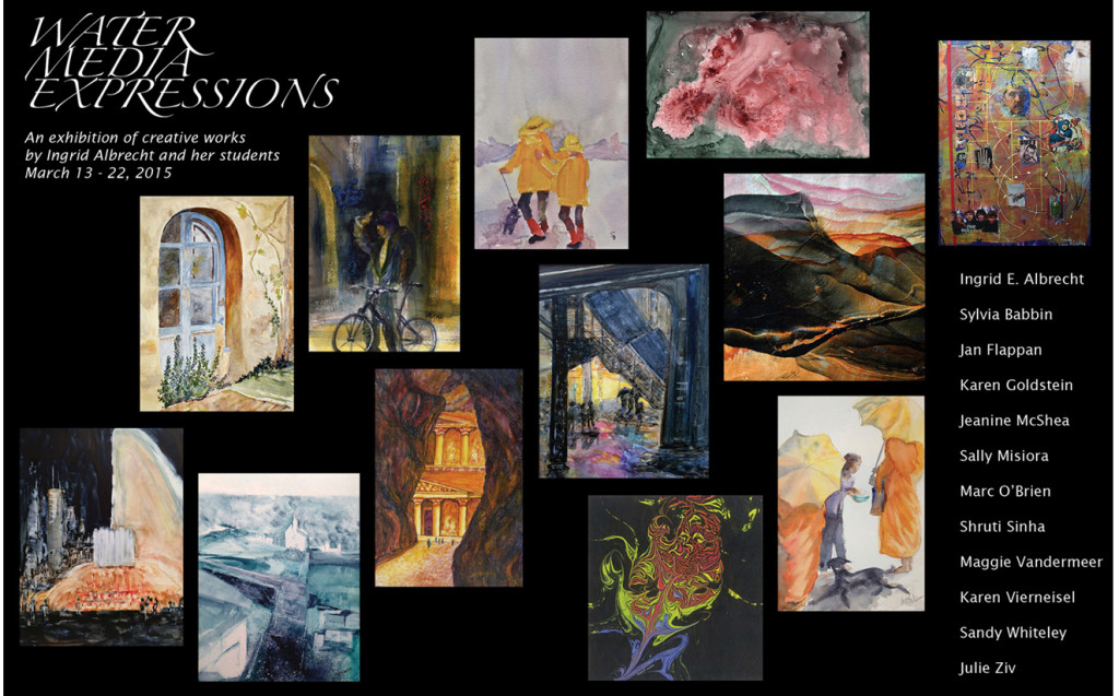 Watermedia Expressions Exhibit March 2015 