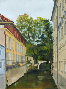 Prague Canal in the Mala Strana